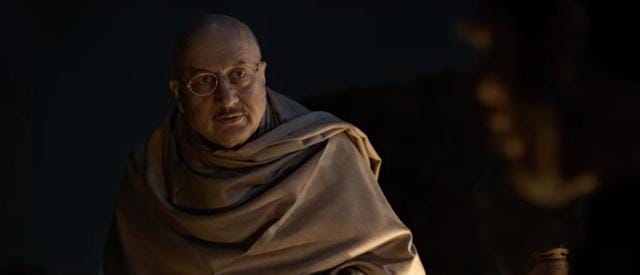 Anupam Kher in a in a still from the film.