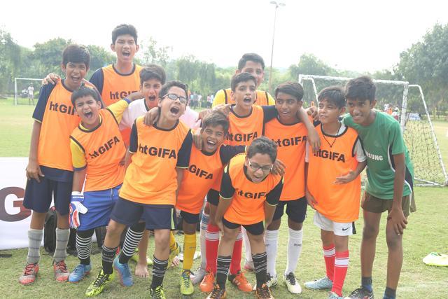 A team of junior players at last year’s SARE Homes HT GIFA.