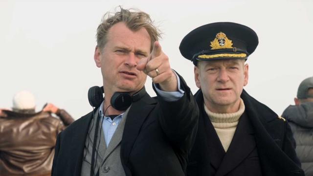 Christopher Nolan with Kenneth Branagh on the sets of Dunkirk. Christopher Nolan with Kenneth Branagh on the sets of Dunkirk.