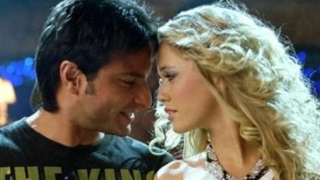 Florence Brudenell-Bruce and Saif Ali Khan in the song Twist from the film. Florence Brudenell-Bruce and Saif Ali Khan in the song Twist from the film.