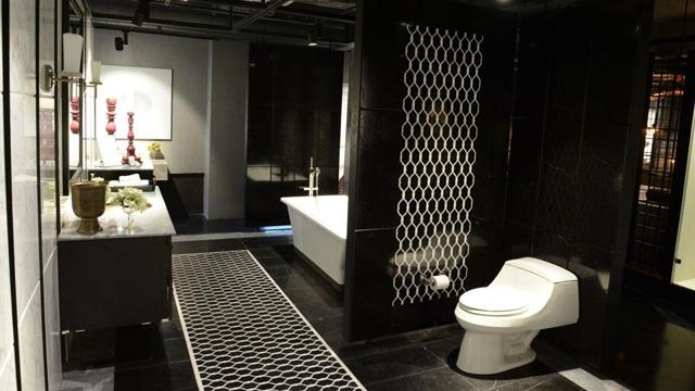 Deco Nouveau Classic Timeless by Vikram Phadke of Interspace Architects marries old-world elegance with new-age technology in the classic shades of black and white. (Kohler)