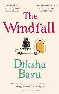 Book cover of The Windfall by Diksha Basu.