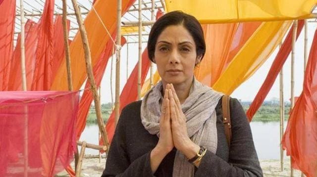 Sridevi in a still from the 2017 film Mom. Sridevi in a still from the 2017 film Mom.