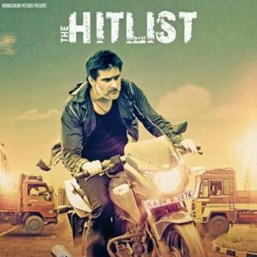 Dhruv in a poster of his film The Hit List. Dhruv in a poster of his film The Hit List.