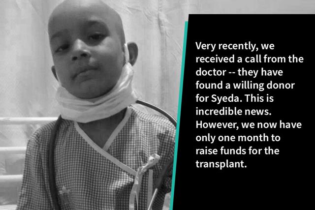 “Time’s running out.” – Leukaemia patient’s family appeals for funds for surgery “Time’s running out.” – Leukaemia patient’s family appeals for funds for surgery