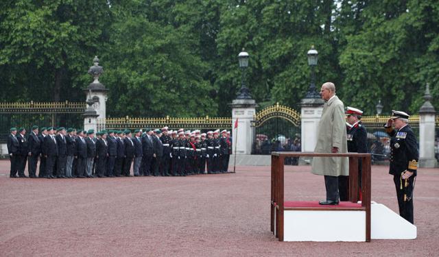 Britain's Prince Philip, Duke of Edinburgh, in his role as Captain General of Royal Marines. (AFP photo) Britain's Prince Philip, Duke of Edinburgh, in his role as Captain General of Royal Marines. (AFP photo)