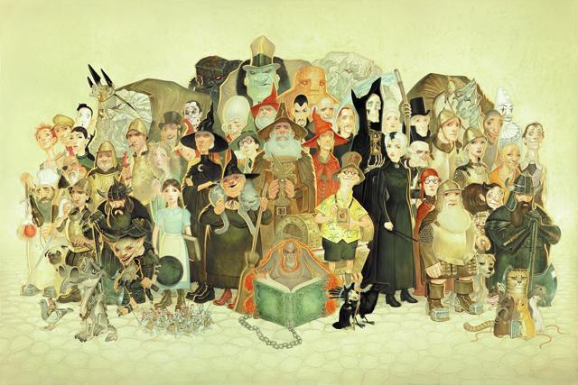 Paul Kidby, Discworld Massif 2014: A group portrait of over 70 favourite characters from Discworld. (Salisbury Journal) Paul Kidby, Discworld Massif 2014: A group portrait of over 70 favourite characters from Discworld. (Salisbury Journal)