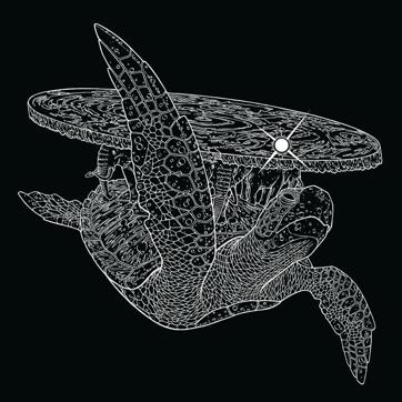 Paul Kidby, Great A’Tuin -- owned by Pratchett and never displayed before. (Salisbury Journal) Paul Kidby, Great A’Tuin -- owned by Pratchett and never displayed before. (Salisbury Journal)