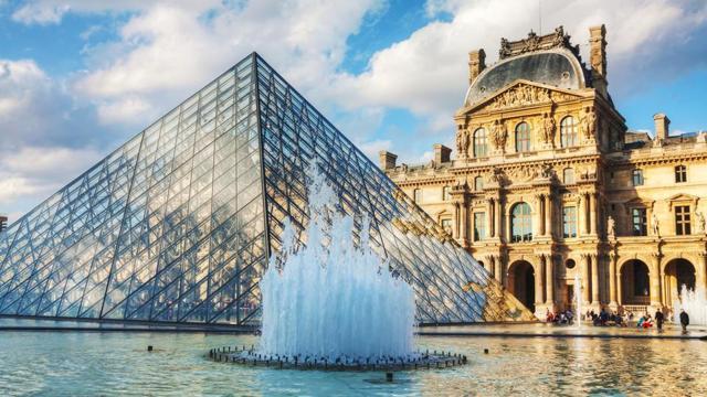 The Louvre Pyramid in Paris, France, serves as the main entrance to the Louvre Museum. Completed in 1989 it has become a landmark of the city. (AFP) The Louvre Pyramid in Paris, France, serves as the main entrance to the Louvre Museum. Completed in 1989 it has become a landmark of the city. (AFP)