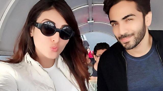Mandana Karimi with her husband Gaurav Gupta Mandana Karimi with her husband Gaurav Gupta