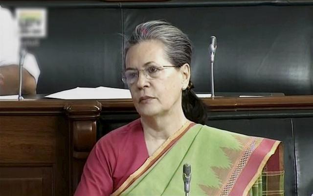 Congress president Sonia Gandhi in the Lok Sabha. (PTI Photo) Congress president Sonia Gandhi in the Lok Sabha. (PTI Photo)