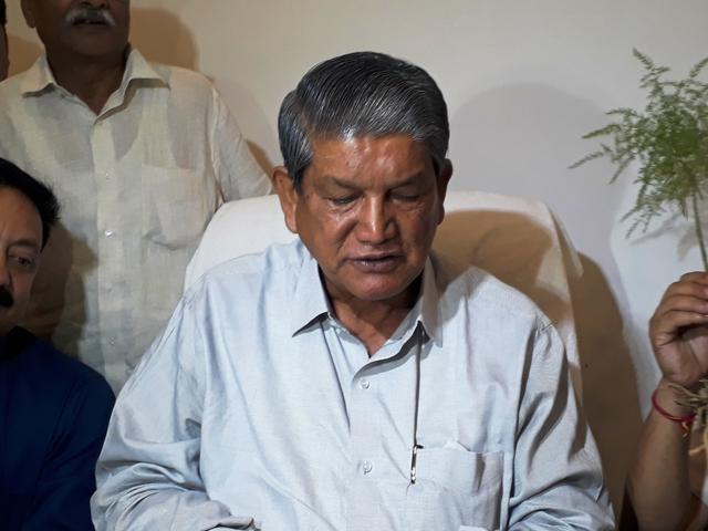 Ex Uttarakhand CM Harish Rawat in Dehradun. (HT File Photo) Ex Uttarakhand CM Harish Rawat in Dehradun. (HT File Photo)
