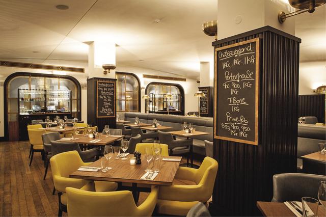 The Hawksmoor in Knightsbridge offers juicy steaks