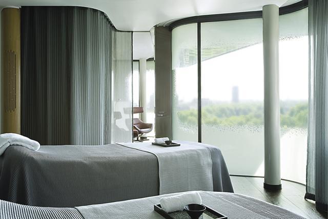 After a long flight, a full body massage at the spa in Four Seasons Hotel London is ideal