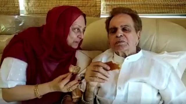 Dilip Kumar in a screenshot of a video where he thanked fans for their love.