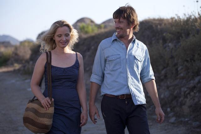 Ethan Hawke and Julie Delpy in a still from Before Midnight. Ethan Hawke and Julie Delpy in a still from Before Midnight.