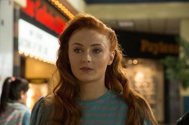 Sophie Turner as Jean Grey in X-Men: Apocalypse. Sophie Turner as Jean Grey in X-Men: Apocalypse.