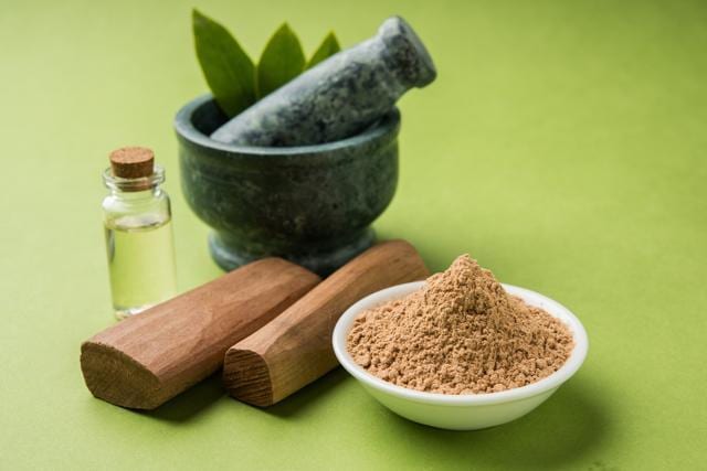 Sandalwood has anti-tanning properties which help your skin look fresh. (Shutterstock)