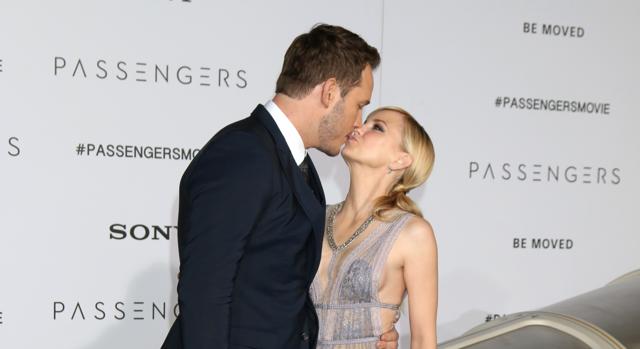 Anna Faris and Chris Pratt the premiere of Passengers. (Shutterstock) Anna Faris and Chris Pratt the premiere of Passengers. (Shutterstock)
