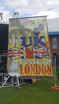 The banner for theUK Goan Festival in London. (HT Photo) The banner for theUK Goan Festival in London. (HT Photo)