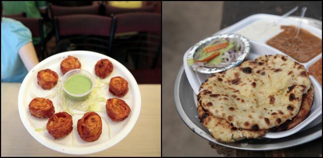 A shot of the famous Tandoori Momos that you can find and Hudson Lane; (above right) paranthas at GTB Nagar market. A shot of the famous Tandoori Momos that you can find and Hudson Lane; (above right) paranthas at GTB Nagar market.
