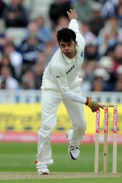 The 34-year-old S. Sreesanth has not played top-flight cricket ever since he was arrested by the Delhi police in Mumbai on the night of May 16, 2013 (HT Photo)
