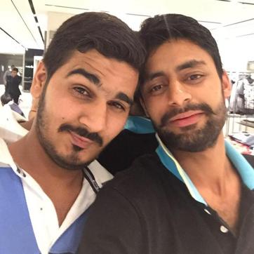 Vikas Barala (left) with Ashish Kumar (Facebook)
