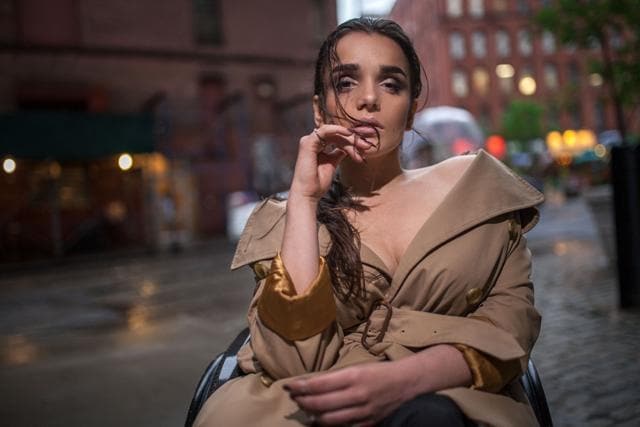 Kutas’s fashion shoot styled by Brunilda Culaciati. (Karina Poltavceva)
