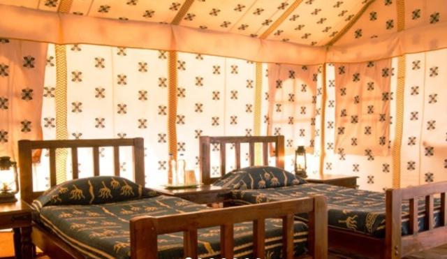 For visitors staying at the venue, the festival offers luxury Swiss tents, as well as hotels near the property. (Wonderflipcircus.com) For visitors staying at the venue, the festival offers luxury Swiss tents, as well as hotels near the property. (Wonderflipcircus.com)