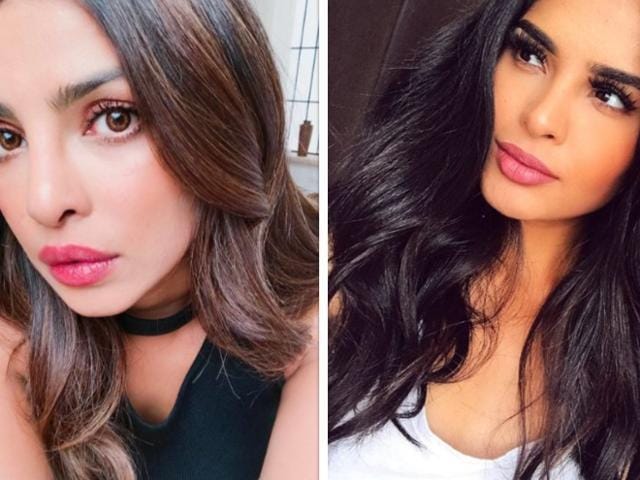 YouTuber Navpreet Banga (right) often gets comments on social media on her resemblance to actor Priyanka Chopra (left). (Instagram) YouTuber Navpreet Banga (right) often gets comments on social media on her resemblance to actor Priyanka Chopra (left). (Instagram)