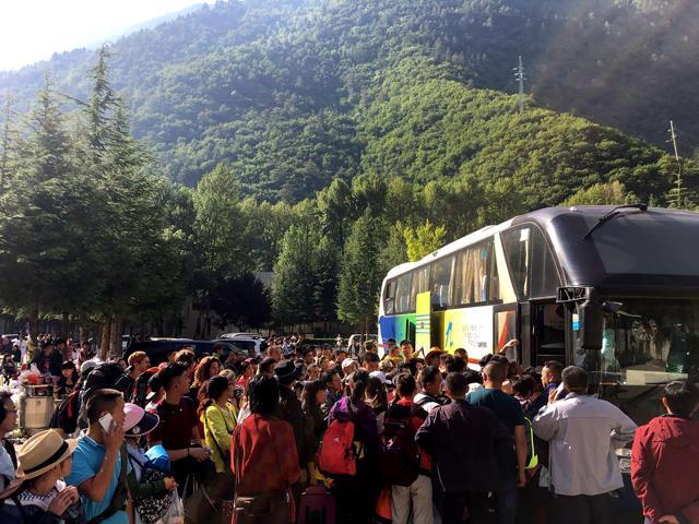 Tourists wait to be evacuated after an earthquake in Jiuzhaigou in China's southwestern Sichuan province on August 9, 2017. (AFP) Tourists wait to be evacuated after an earthquake in Jiuzhaigou in China's southwestern Sichuan province on August 9, 2017. (AFP)