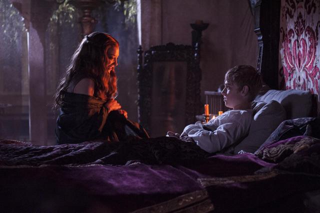 Dean-Charles Chapman and Natalie Dormer as Margery and Tommen on Game of Thrones. Dean-Charles Chapman and Natalie Dormer as Margery and Tommen on Game of Thrones.
