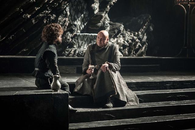 Peter Dinklage and Conleth Hill in a still from Eastwatch. Peter Dinklage and Conleth Hill in a still from Eastwatch.