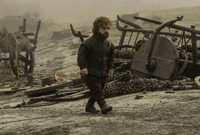 Peter Dinklage in a still from Eastwatch. Peter Dinklage in a still from Eastwatch.
