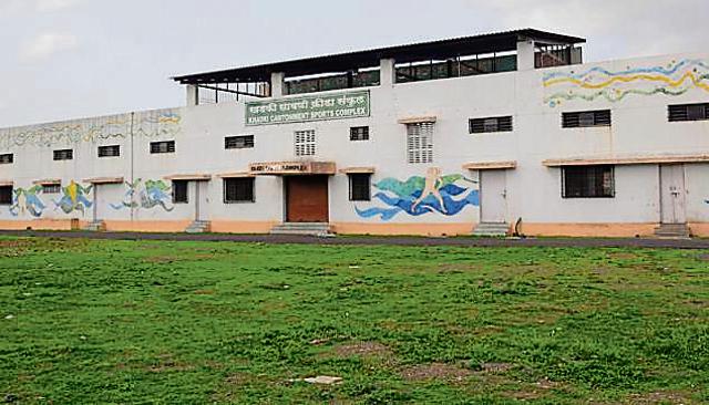 The hockey ground at Khadki Cantonment sports complex in Pune. (HT PHOTO) The hockey ground at Khadki Cantonment sports complex in Pune. (HT PHOTO)