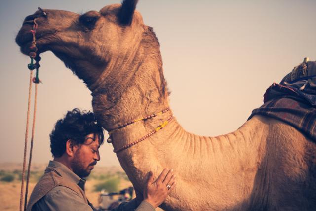 Irrfan Khan’s Aadam is a camel dealer. Irrfan Khan’s Aadam is a camel dealer.
