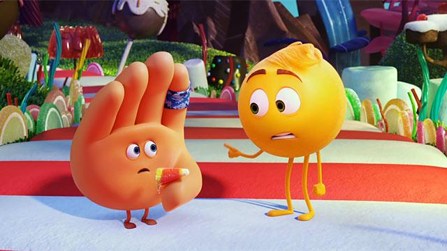 On the upside, the world of Textopolis is cheery and colourful, and the voice cast is stellar — featuring Maya Rudolph and, incredibly, the thespian Patrick Stewart as the Poop emoji! On the upside, the world of Textopolis is cheery and colourful, and the voice cast is stellar — featuring Maya Rudolph and, incredibly, the thespian Patrick Stewart as the Poop emoji!