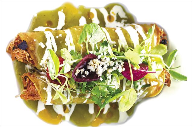Soft-shell tacos served at Cantina Kahlo, at the Ritz-Carlton Bahrain Soft-shell tacos served at Cantina Kahlo, at the Ritz-Carlton Bahrain