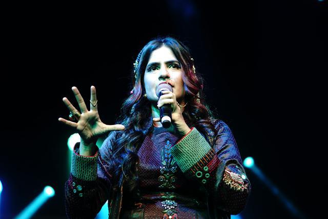 Singer Sona Mohapatra performed in Moscow.
