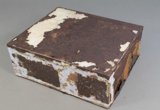 Fruit cake after conservation treatment. (Antarctic Heritage Trust)