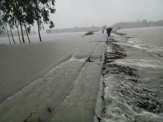 A railway track in Jalpaiguri district on Saturday. (Bikram Sashanker/ HT Photo) A railway track in Jalpaiguri district on Saturday. (Bikram Sashanker/ HT Photo)