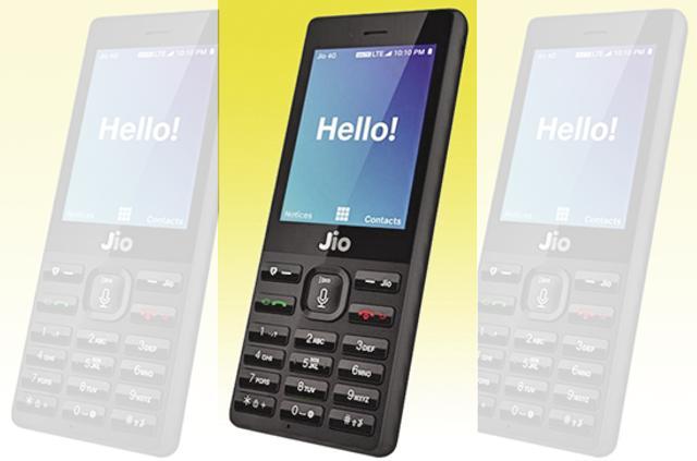 Jio phone. Jio phone.