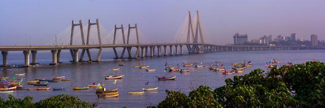 Bandra-Worli Sea Link, Mumbai. (Shutterstock) Bandra-Worli Sea Link, Mumbai. (Shutterstock)