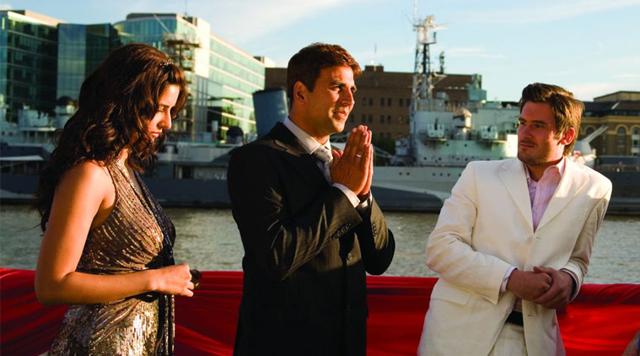 Akshay Kumar and Katrina Kaif in a still from Namastey London. Akshay Kumar and Katrina Kaif in a still from Namastey London.