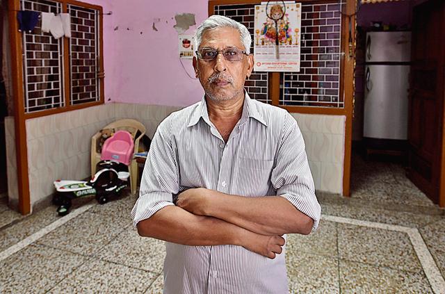 Lilu Ram (Vipin Kumar/HT PHOTO)
