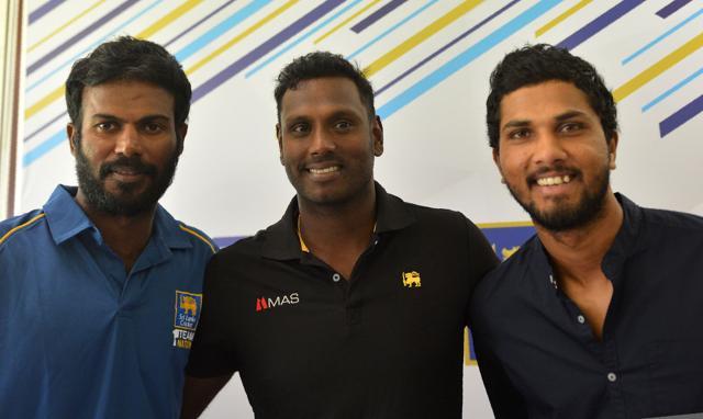 Sri Lanka will bank on former cricket captain Angelo Mathews (C) and one-day and T20 captain Upul Tharanga (L) in the upcoming ODIs and T20s. (AFP) Sri Lanka will bank on former cricket captain Angelo Mathews (C) and one-day and T20 captain Upul Tharanga (L) in the upcoming ODIs and T20s. (AFP)