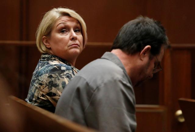 Samantha Geimer waits in court to deliver a statement in the 40 year-old case against filmmaker Roman Polanski in Los Angeles, California. (REUTERS) Samantha Geimer waits in court to deliver a statement in the 40 year-old case against filmmaker Roman Polanski in Los Angeles, California. (REUTERS)