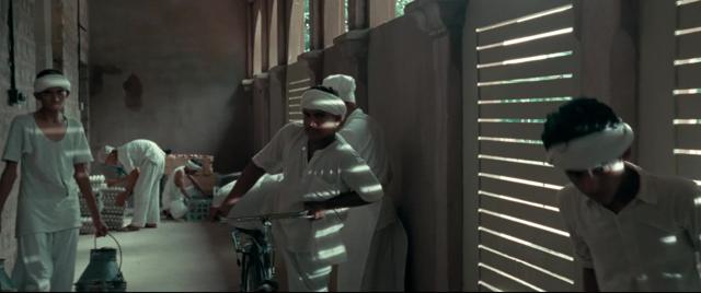 The handsome production design stands out. The same cannot be said for the Indian ensemble cast — with the singular exception of the late Om Puri.