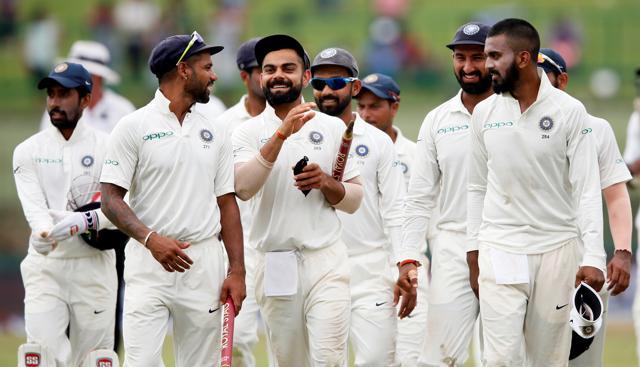 India's captain Virat Kohli led his team to its first overseas cleansweep over Sri Lanka. (REUTERS) India's captain Virat Kohli led his team to its first overseas cleansweep over Sri Lanka. (REUTERS)