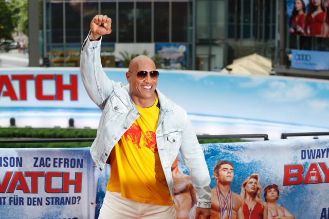 Dwayne Johnson was last year’s highest paid actors. (AFP) Dwayne Johnson was last year’s highest paid actors. (AFP)